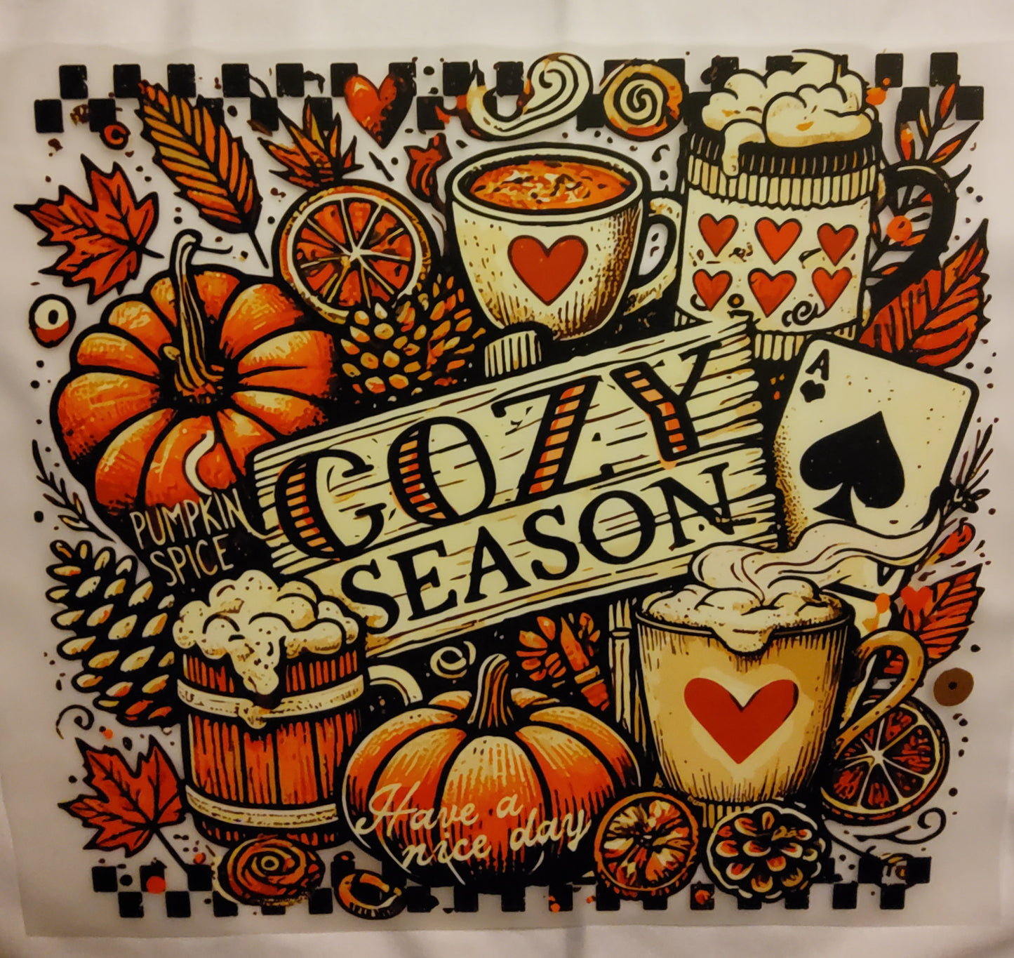 Cozy Season DTF Ready to Press Transfer