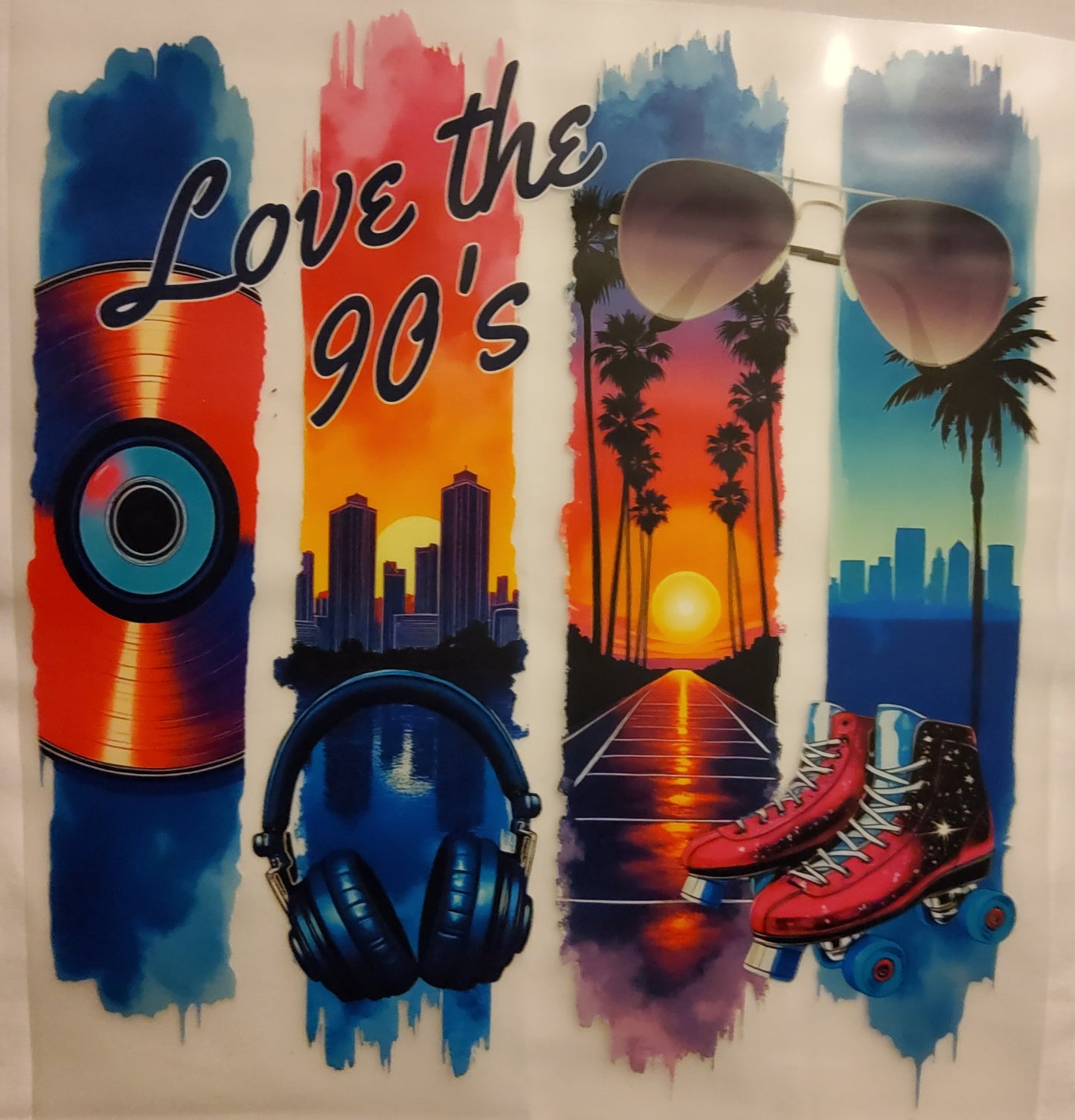 Love the 90's DTF Ready to press transfer