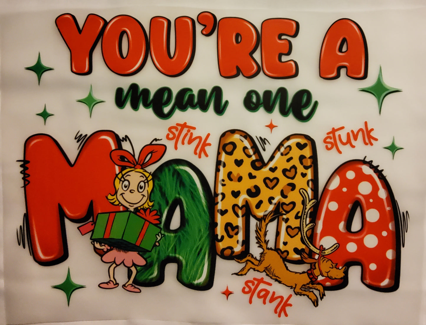 Mean Mama Direct to Film Ready to Press Transfer