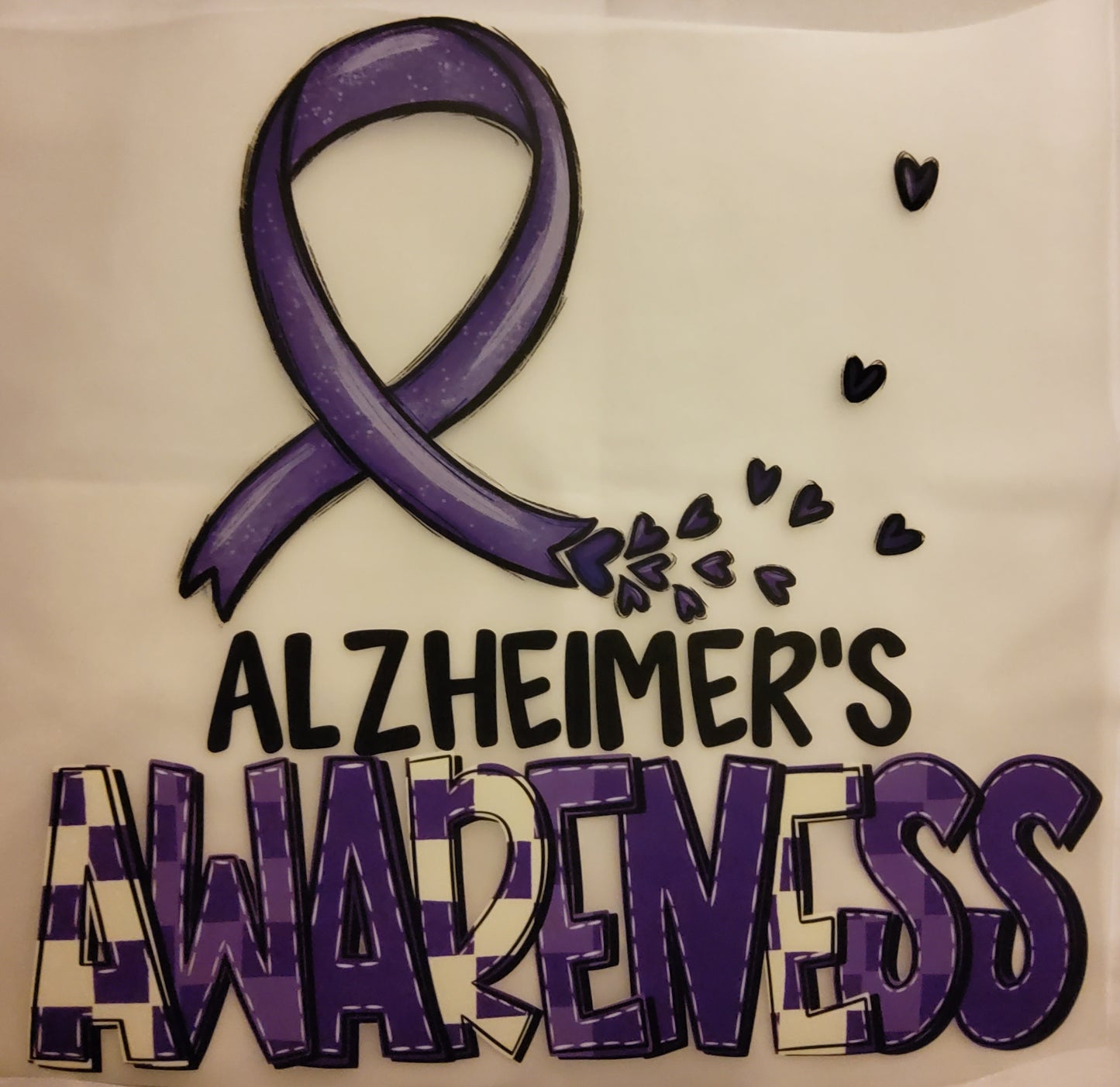 Alzheimer Awareness Ribbon