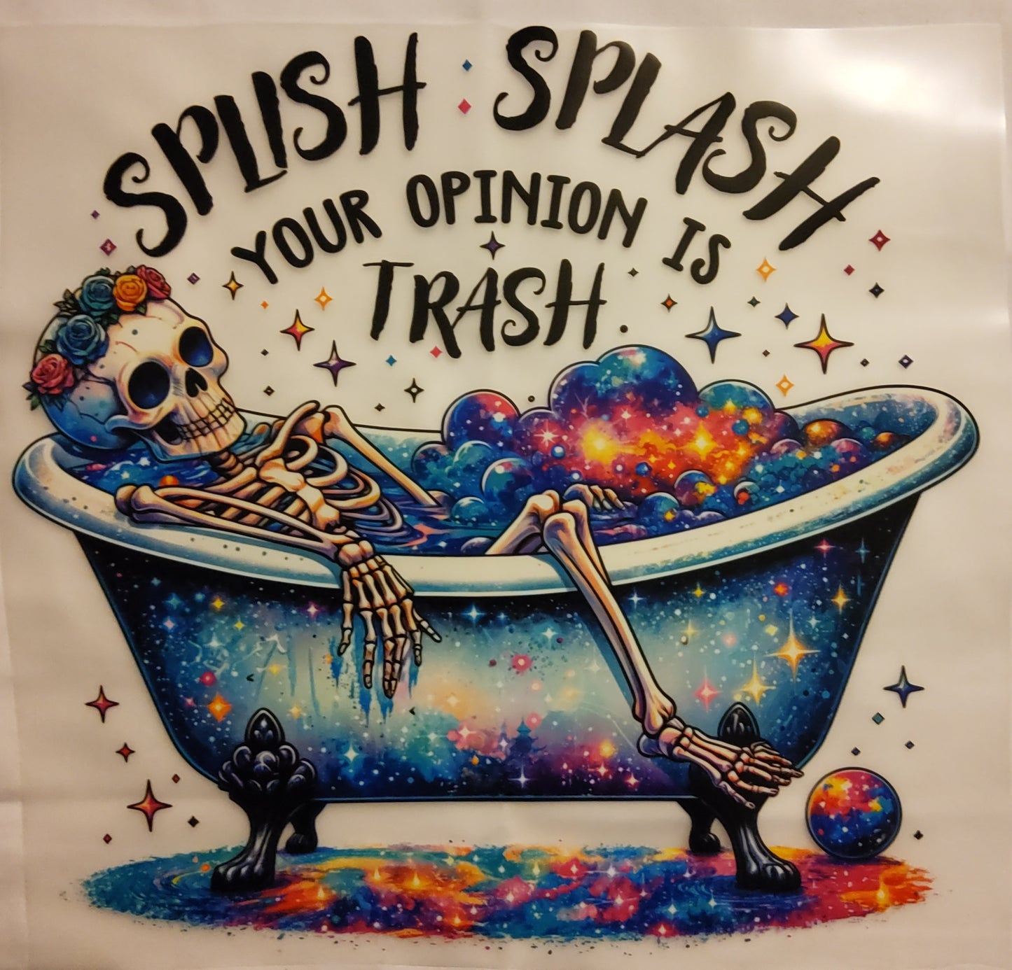 Splash Splash DTF Ready to press transfer