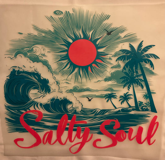 Salty Soul DTF Ready to press transfer