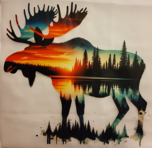 Moose Direct to Film Ready to Press Transfer