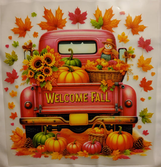 Welcome Fall DTF Ready to Press Transfer